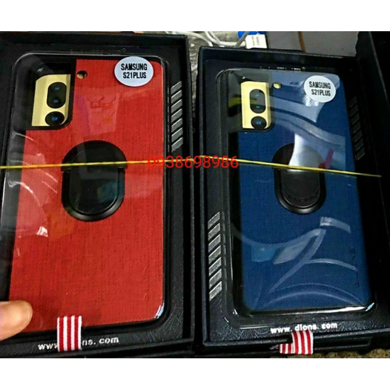 ốp Dlons lưng phối vải cho samsung S21 /S21 plus kiêm iring thuận tiện