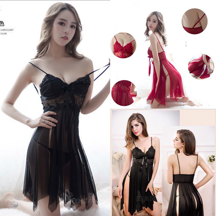 Đồ Ngủ Sexy|Váy Ngủ Sexy Gợi Cảm❣️FreeShip - Có Video Thât❣️ Ren MỎNG Điệu Đà Sexy Đẹp Xuất Sắc(V80) - Hàng nhập khẩu