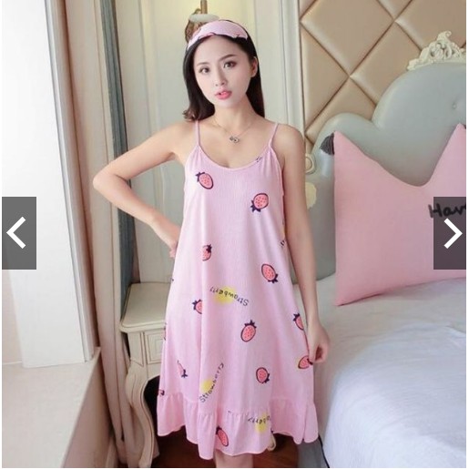 [TẶNG KÈM BỊT MẮT] Váy ngủ  cute siêu thoáng mát