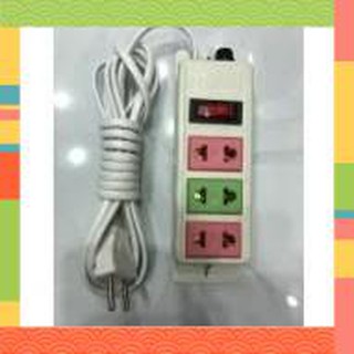 Ổ điện 3 ổ cắm 1 công tắc dài