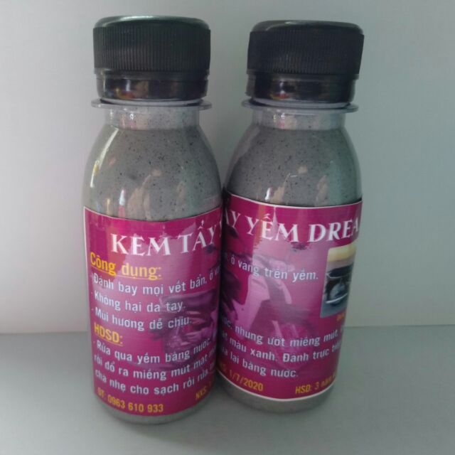 5 chai tẩy yếm xe