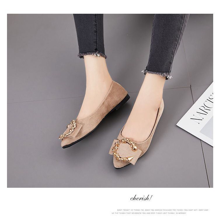 Giày Búp Bê Mũi Vuông Xinh Xắn Dành Cho Nữ Size 41 43 | BigBuy360 - bigbuy360.vn