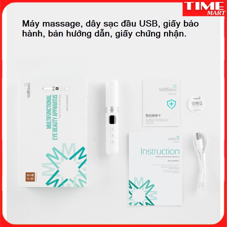 [ CHÍNH HÃNG] Máy Massage Mắt Xiaomi KONKA Giúp Thư Giãn, Giảm Nhăn, Mờ Bọng Mắt [ TIME_MART Siêu Thị tiện ích gia đình]