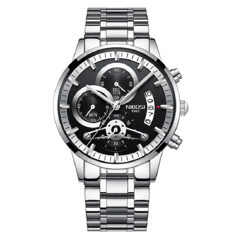 ĐỒNG HỒ NAM NIBOSI 2309-1 (1985) - FULLBOX DÂY THÉP ĐẶC CAO CẤP (CHÍNH HÃNG) Bán lẻ giá sỉ