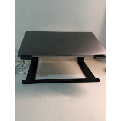 Giá Nhôm đỡ laptop Macbook có thể tháo rời, tản nhiệt tự nhiên, điều chỉnh chiều ngang hợp kim Nhôm tặng kèm cọ vệ sinh