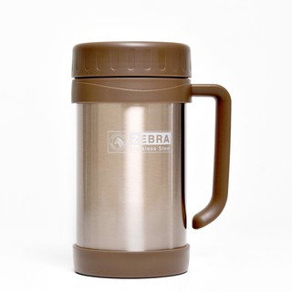 Ca nước giữ nhiệt Inox hai lớp có quai 500ml - ZE112901 Zebra Thái Lan