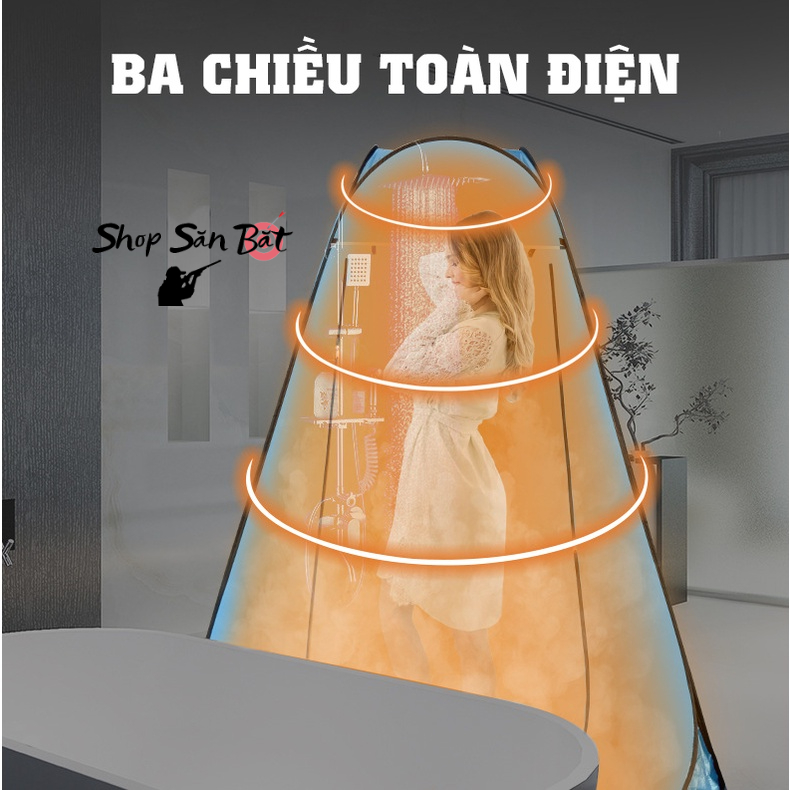 Lều thay đồ cắm trại tự bung, lều vệ sinh dã ngoại kín đáo bền đẹp dùng cho du lịch dã ngoại cắm trại tiện lợi - DCP15