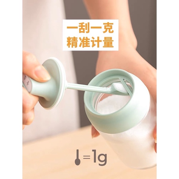Lọ đựng gia vị -thuỷ tinh 250ml màu mới siêu xinh QC507