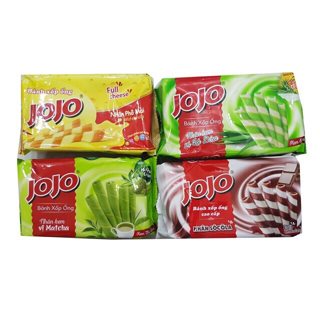 Combo 4 hộp bánh quế JoJo 125gr