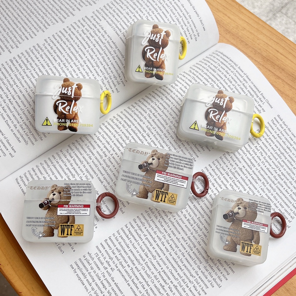 Vỏ Bảo Vệ Hộp Sạc Tai Nghe compatible AirPods 3 compatible AirPods(3rd) 2021 Iscompatible AirPods3Rdurise 3rd Pro compatible AirPods2gen Ốp