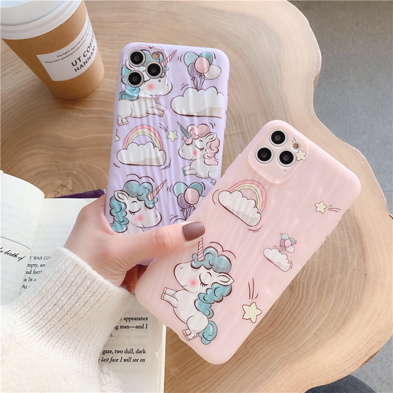 Ốp điện thoại silicon mềm họa tiết kì lân 3D dành cho IPhone 11 11pro max XSmax X XR 6 7 8 6Plus 8plus | BigBuy360 - bigbuy360.vn