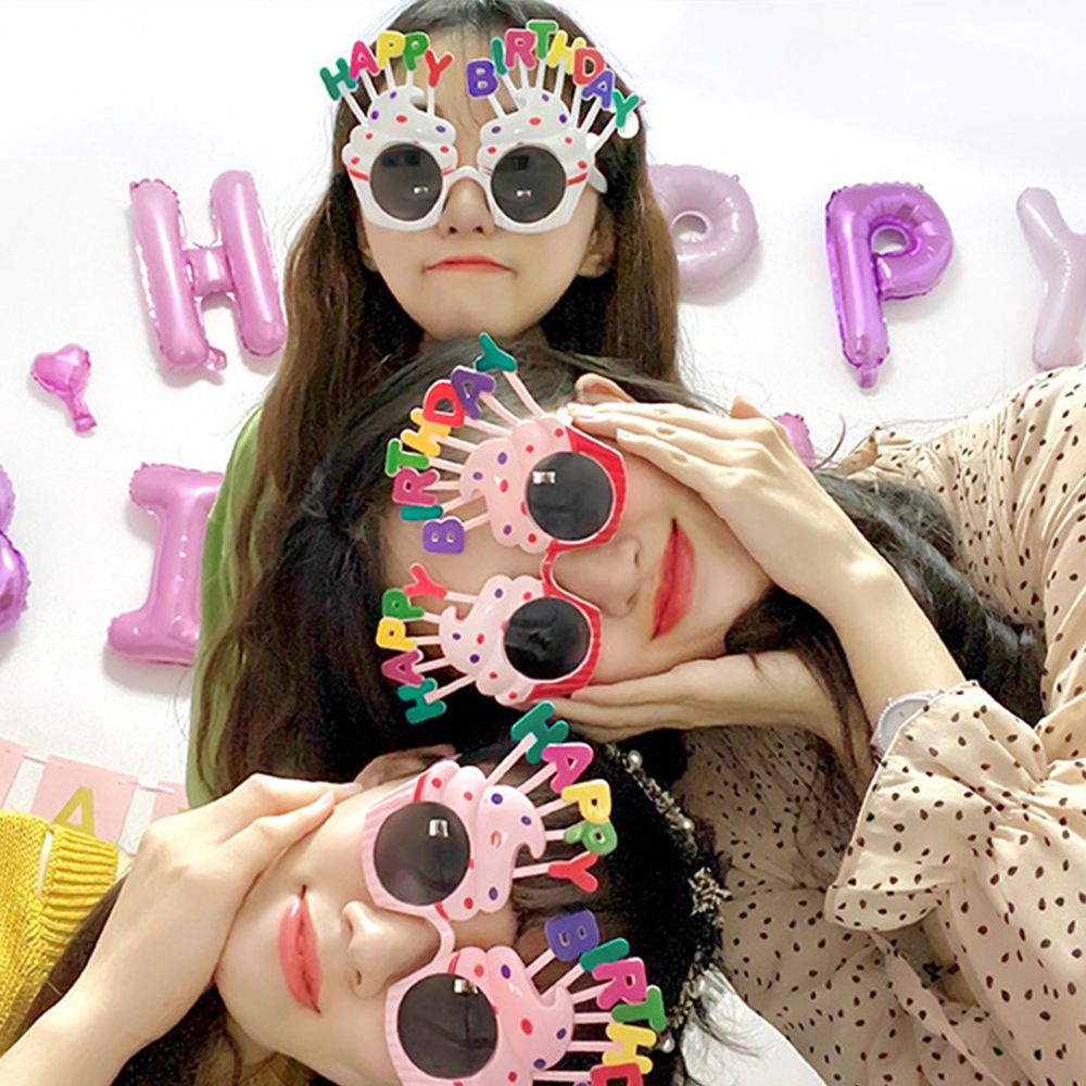 Mắt kính dùng chụp ảnh bằng nhựa phối gọng họa tiết dễ thương tùy chọn màu sắc phong cách Hàn Quốc