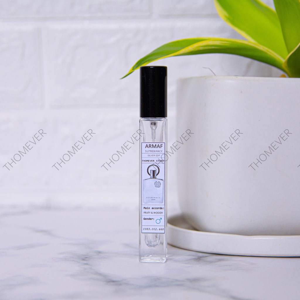 Nước Hoa Nam Afnan Supremacy Silver EDP | Siêu giống Aventus [ Mẩu Thử 10ml ] | BigBuy360 - bigbuy360.vn