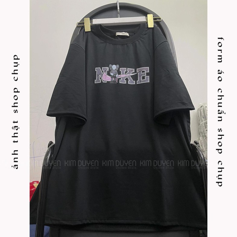 Áo Thun In Logo Ủi Siêu Xinh. Áo thun tay lỡ form rộng Unisex 38-65kg Nam Nữ - KD