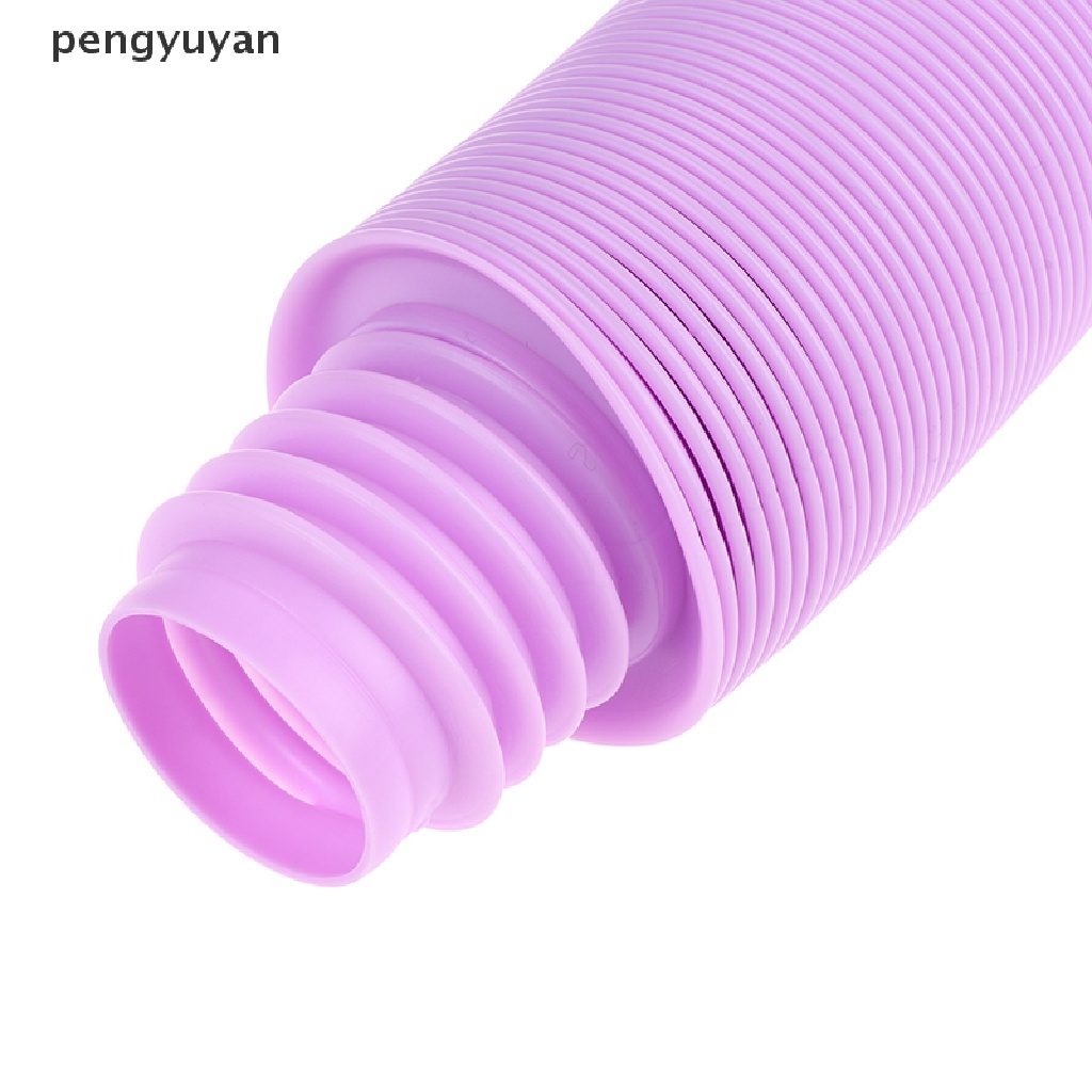 (pengyuyan) 6pcs/set Mini Pop Tubes Sensory Toy For Kids Antistress Toys Plastic Bellows vn