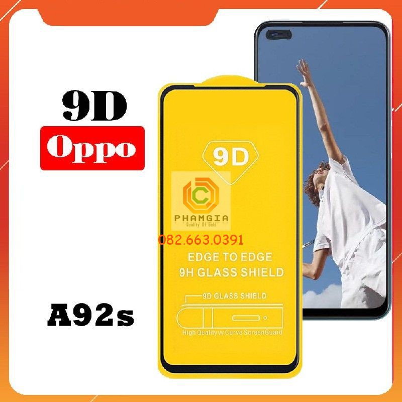 Kính cường lực Oppo A92s/ Reno 4Z 5G full màn hình 9H bền chuẩn