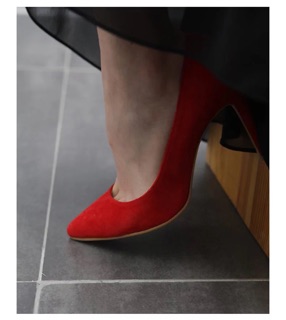 Cao gót da lộn size 38