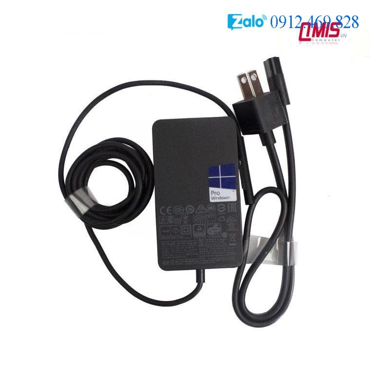 SẠC SURFACE BOOK PRO 4 5 6 – 15V-4A - Surface Book Pro 3 Pro 4 AC Adapter Charger 65W 15V 4A 1706, Surface pro 5 1796