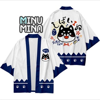 Áo Haori in hình Inu Shiba siêu cute độc lạ nam nữ đều mặc được  mẫu 2