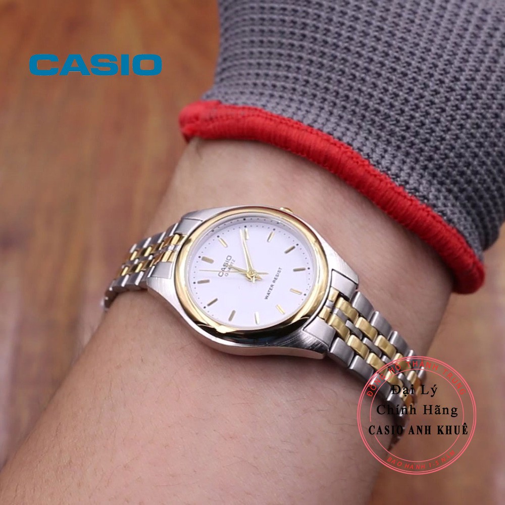 Đồng hồ nữ Casio LTP-1129G-7ARDF dây kim loại demi