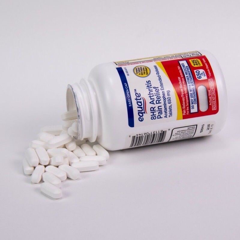 Viên khớp 8HR Acetaminophen 650 mg 225 viên Mỹ