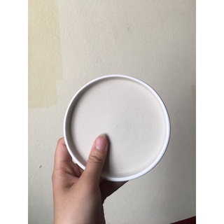 Đĩa lót gốm sứ màu trắng