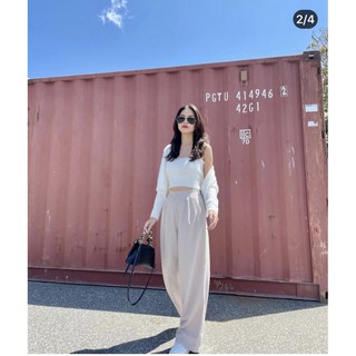quần lụa tây xám