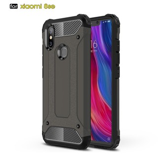 2-layer TPU + PC phone case comprehensive protection for Xiaomi Mi 8 SE