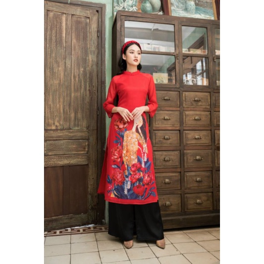 🥰 Áo dài  cách tân tơ voan 4 tà cao cấp đẹp sang chảnh. áo dài tết  đẹp nhẹ nhàng bay tà hàng thiết kế cao cấp giá rẻ