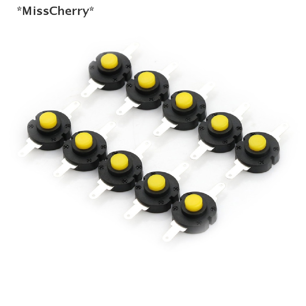 10 Công tắc đèn pin DC 12V 0.5A tự khóa chuyên dụng