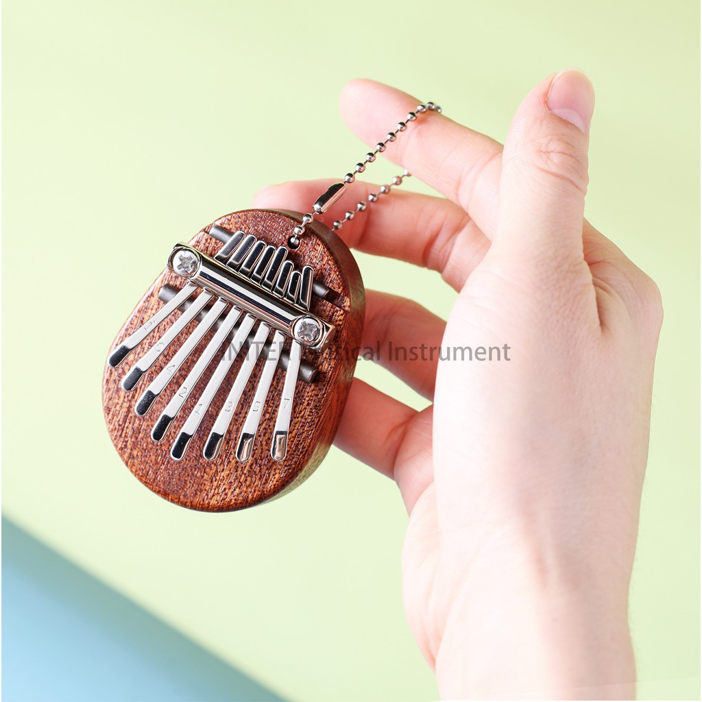 Đàn Kalimba 8 phím bằng gỗ/thủy tinh thiết kế xinh xắn