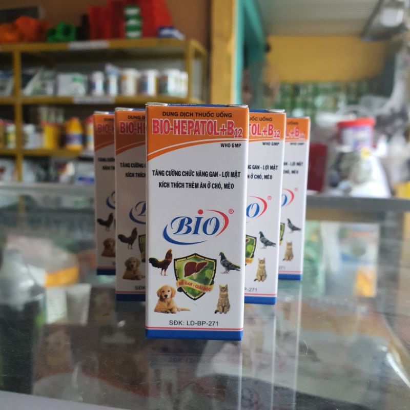 GIẢI ĐỘC GAN THẬN, TĂNG THÈM ĂN - BIO HEPATOL B12 - 10ML