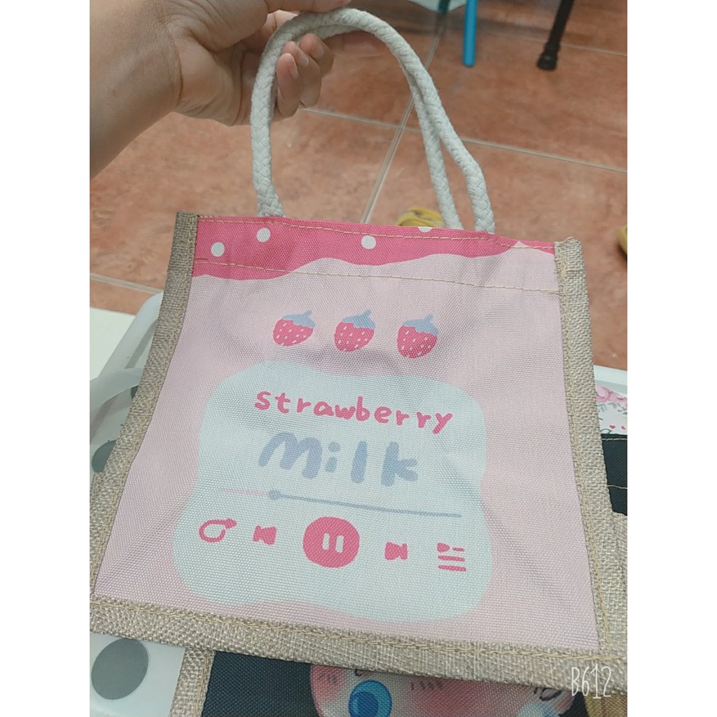 Túi cói mini siêu xinh