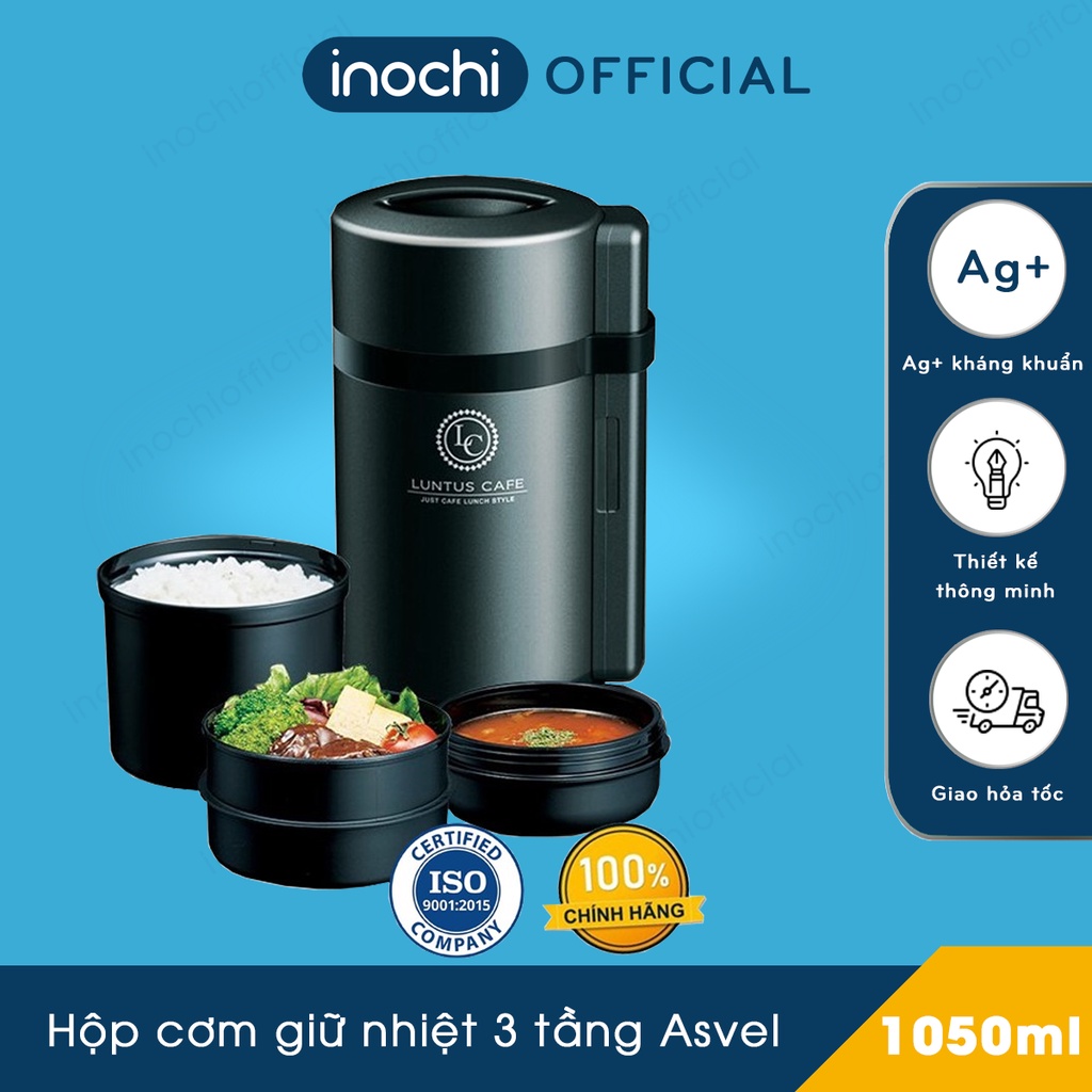 Hộp cơm giữ nhiệt Asvel hàng đầu Nhật bản (HLB-B800) 800ml