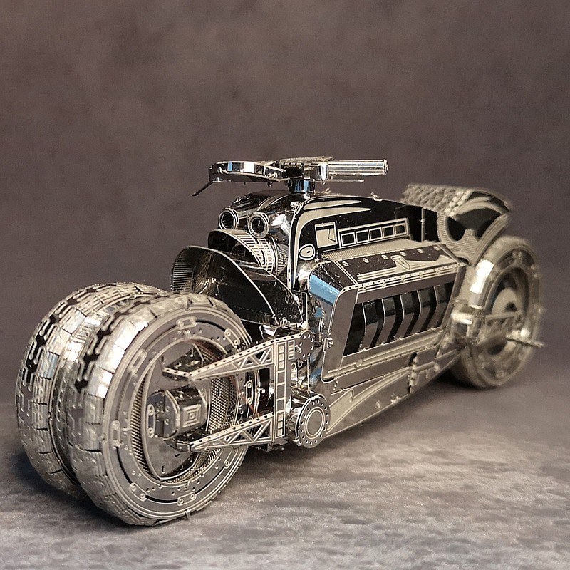 Mô hình 3D kim loại lắp ráp mô tô Dodge Tomahawk [ Chưa Lắp ]