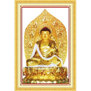 Tranh Thêu Chữ Thập Phật Tổ Như Lai A861 (KHÁCH TỰ THÊU) KT:48X71CM