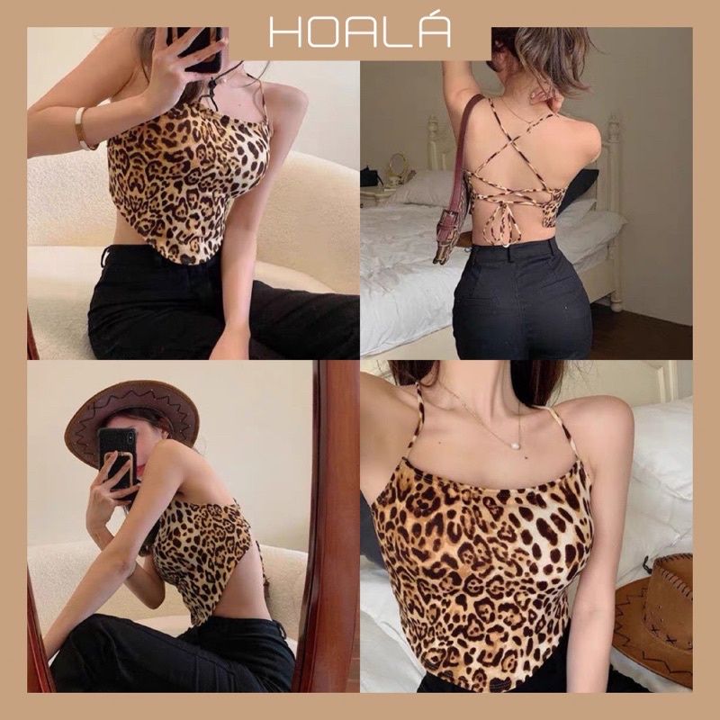 Áo Dây Hoạ Tiết Đan Lưng Gợi Cảm A131