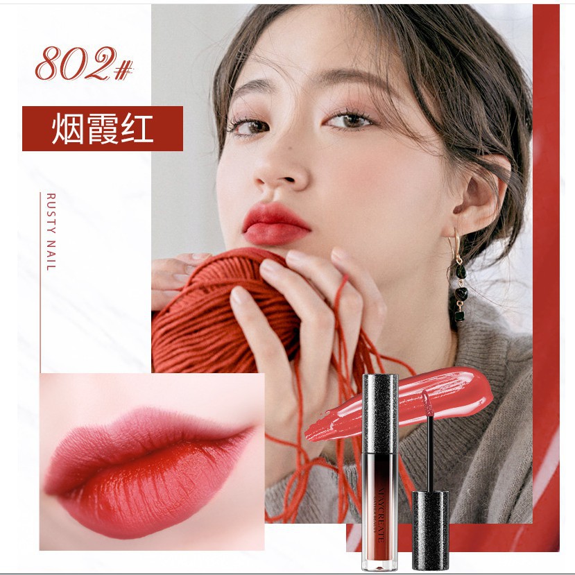 [ Xả kho ] Son kem Maycreate Gather Beauty Soft Mist Lip Glaze lì và mềm môi
