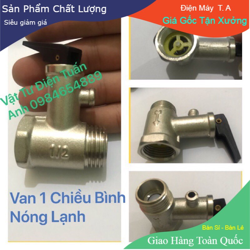 Van 1 Chiều Bình Nóng Lạnh