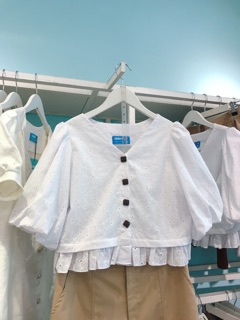 Áo sơ mi V Neck blouse SODA POP