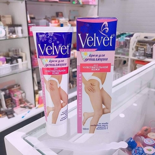 Kem tẩy lông Velvet Nga [CHÍNH HÃNG 100%] sản phẩm đình đám, da trắng dáng xinh mịn màng Tẩy lông hiệu quả