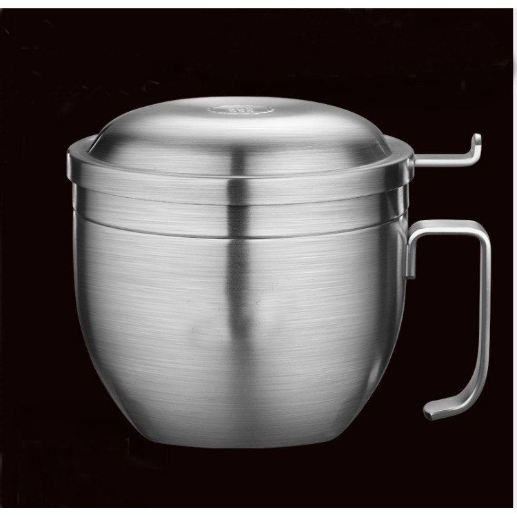 Bát Inox 304 chân không 3 lớp giữ nhiệt có nắp tiện lợi IN60