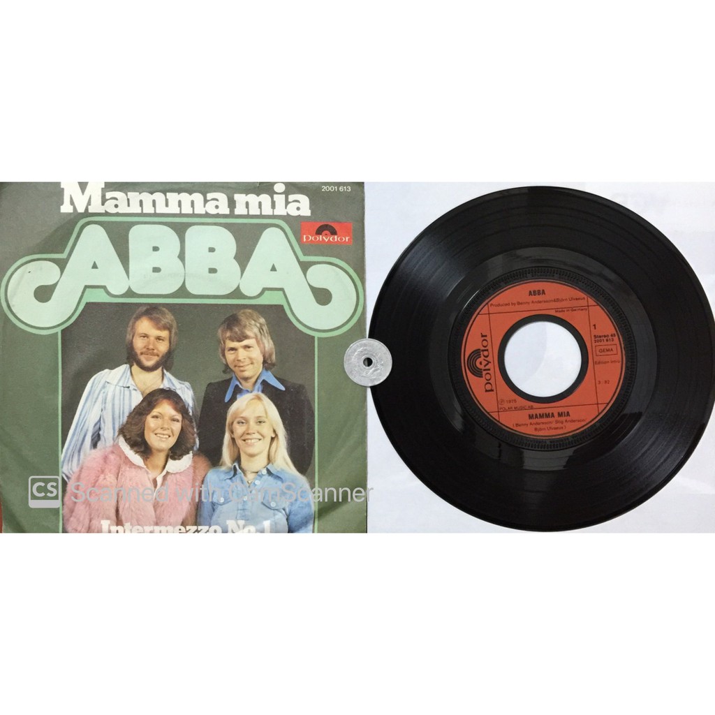 Stereomate - Single Vinyl - 7 inch 45RPM: ABBA - Mamma Mia / Intermezzo No. 1