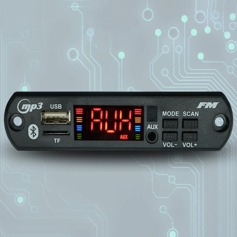 Mô-đun Giải Mã Radio MP3 / WMA / WAV / FLAC / APE Màn Hình Màu