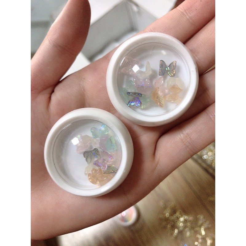 Set trang trí móng- bướm