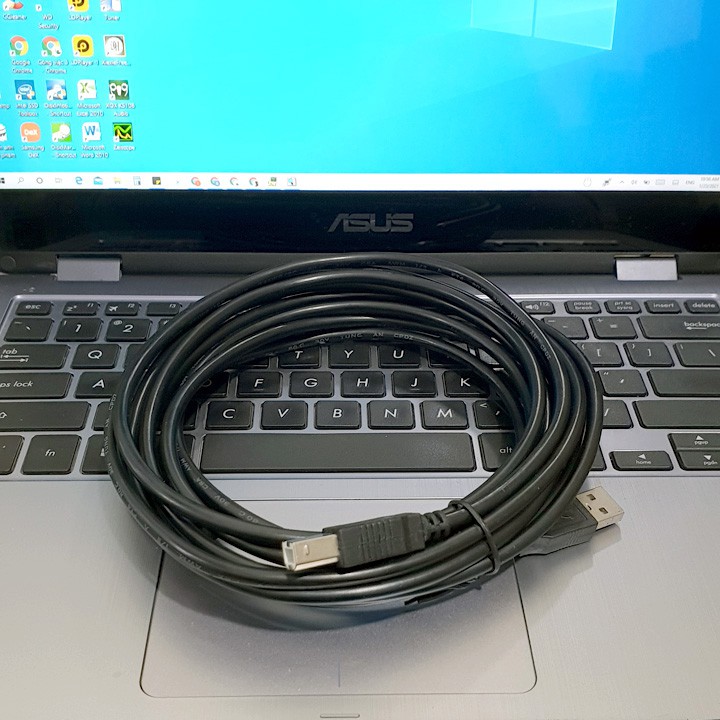 [Mã ELFLASH3 hoàn 10K xu đơn 20K] Cáp máy in cổng USB có chống nhiễu PK80