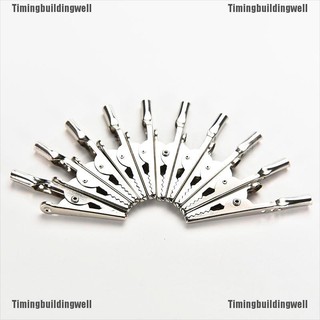 Set 10 Kẹp Cá Sấu Thử Điện Bằng Thép Không Gỉ