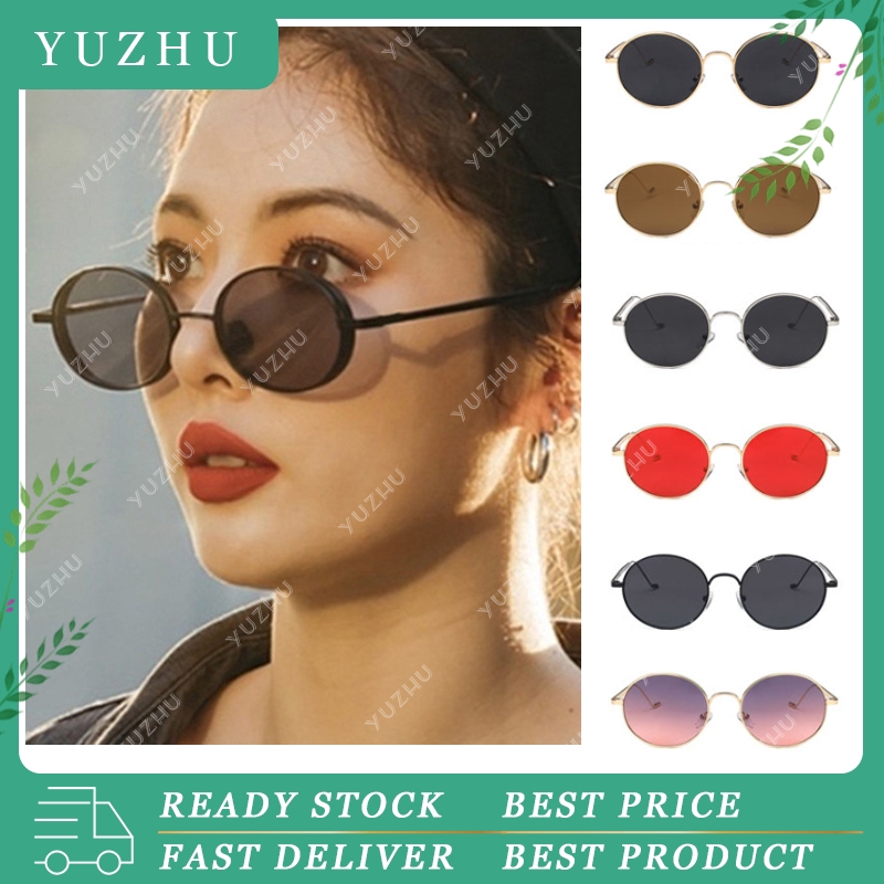 Kính Mát Gọng Elip Chống Tia Uv Thời Trang Hàn Quốc