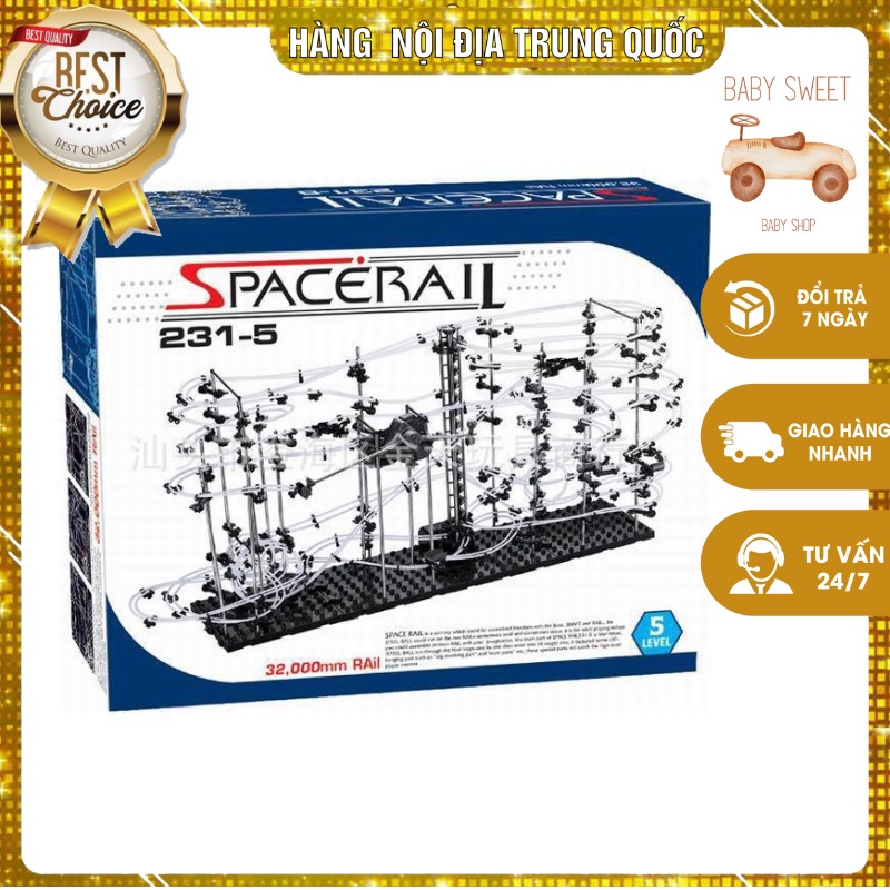 Mô Hình Lắp Ghép Vòng Đua Vũ Trụ LeveL 2 Đến LeveL 5 Spacerail No. 233-2 - Đồ Chơi Tư Duy Giúp Trẻ Khám Phá Sáng Tạo