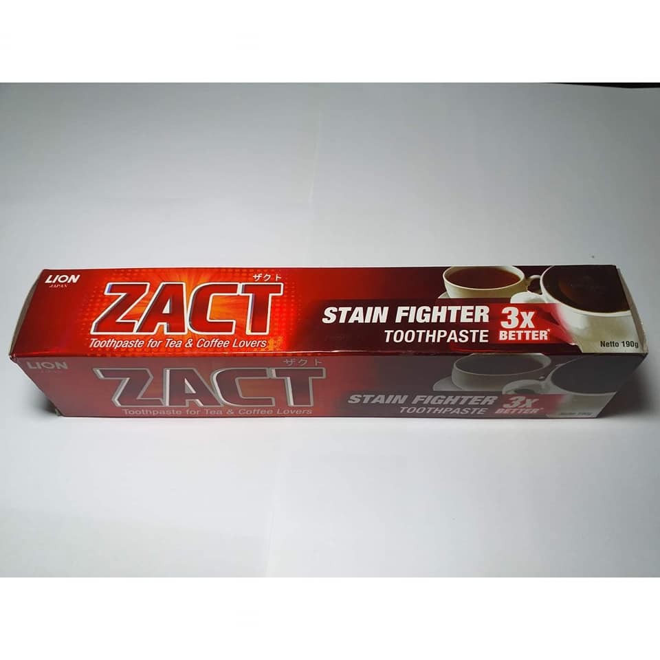 KEM ĐÁNH RĂNG ZACT LION STAIN FIGHTER 190G CHÍNH HÃNG - 4426